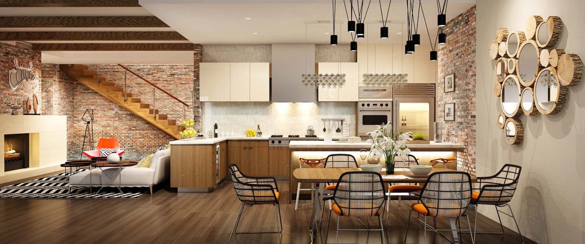 Modern house interior