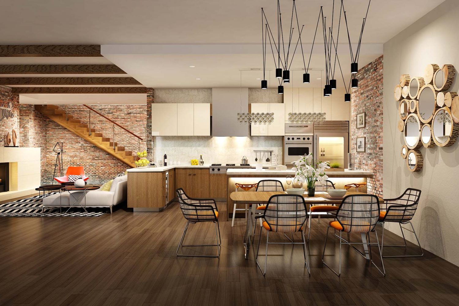 Modern house interior